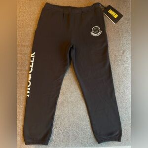 Moncler Men’s sz 2 Logo Black Sweatpant Jogger